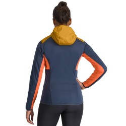 Termisk damejakke Sportful Rythmo W 2024 tre gul / galaksen blå